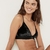 Bralette Pink terciopelo negro Talla S - comprar en línea