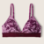 Bralette Pink terciopelo morado Talla M