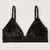 Bralette Pink terciopelo negro Talla S