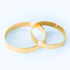 Alianças De Casamento Reta Polida 3mm Ouro 18k + Brindes - Bonita de Prata