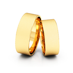 Alianças De Casamento Reta Diamantada 7mm Ouro18k + Brindes