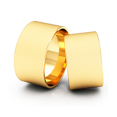 Alianças De Casamento Reta Diamantada 11mm Ouro18k E Brindes