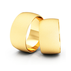Alianças Casamento Abaulada Diamantada 10mm Ouro18k Brindes