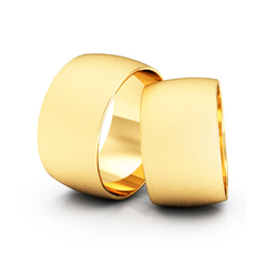 Alianças Casamento Abaulada Diamantado 11mm Ouro18k Brindes