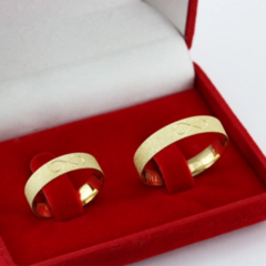 Alianças De Casamento Diamantada Infinito 5mm Ouro18k Brindes na internet