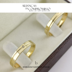 Alianças De Casamento 3mm Ouro 18k Maciço + Brindes (1005) - loja online
