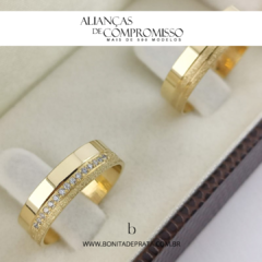Alianças De Casamento 5mm Ouro 18k Maciço + Brindes (1031) - loja online