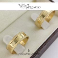Alianças De Casamento 6mm Ouro 18k Maciço + Brindes (1034) na internet