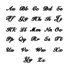 Imagem do Colar personalizado manuscrito simples liso com símbolo prata 925 legítimo