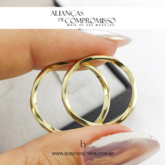 Alianças De Casamento 1.5mm Ouro 18k Maciço + Brindes (1067) - loja online