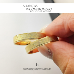 Alianças De Casamento 3mm Ouro 18k Maciço + Brindes (1082) - Bonita de Prata