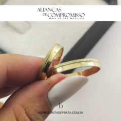 Alianças De Casamento 3mm Ouro 18k Maciço + Brindes (1091) - Bonita de Prata