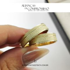 Alianças De Casamento 5mm Ouro 18k Maciço + Brindes (1105) - Bonita de Prata