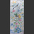 Painel Chinoiserie Colorido 30x75cm - Azulejos pintados à mão - comprar online