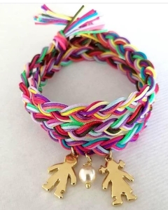 Pulsera tejida niños