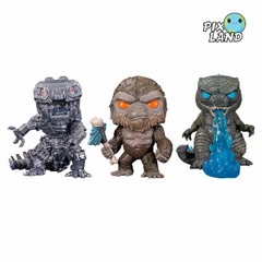 Funko Pop! Godzilla, Mechagodzilla y Kong 3 PACK.