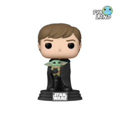 Funko Pop Luke Skywalker with Grogu 482.