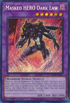 Masked HERO Dark Law (Secret Rare) - 25th Anniversary Rarity Collection (RA01)