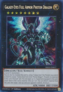 Galaxy-Eyes Full Armor Photon Dragon (Secret Rare) - 25th Anniversary Rarity Collection (RA01)