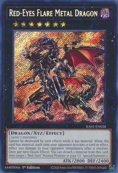 Red-Eyes Flare Metal Dragon (Secret Rare) - 25th Anniversary Rarity Collection (RA01)