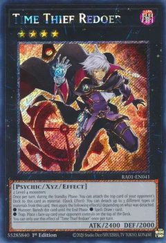 Time Thief Redoer (Platinum Secret Rare) - 25th Anniversary Rarity Collection (RA01)