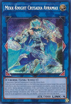 Mekk-Knight Crusadia Avramax (Secret Rare) - 25th Anniversary Rarity Collection (RA01)