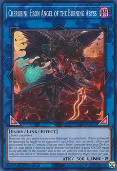 Cherubini, Ebon Angel of the Burning Abyss (Super Rare) - 25th Anniversary Rarity Collection (RA01)