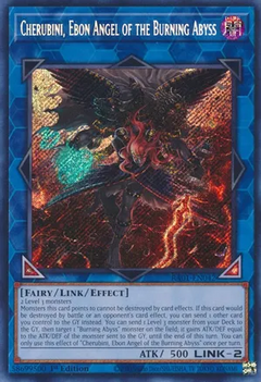 Cherubini, Ebon Angel of the Burning Abyss (Secret Rare) - 25th Anniversary Rarity Collection (RA01)