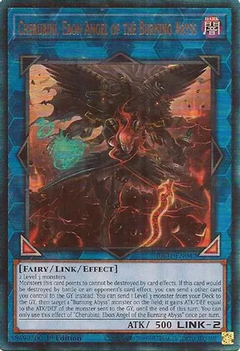 Cherubini, Ebon Angel of the Burning Abyss (Prismatic Ultimate Rare) - 25th Anniversary Rarity Collection (RA01)