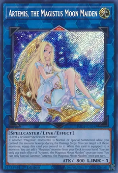 Artemis, the Magistus Moon Maiden (Secret Rare) - 25th Anniversary Rarity Collection (RA01)