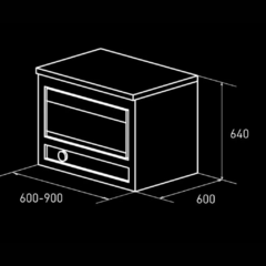 Horno Semi Industrial de Acero Inoxidable de 60cm - comprar online