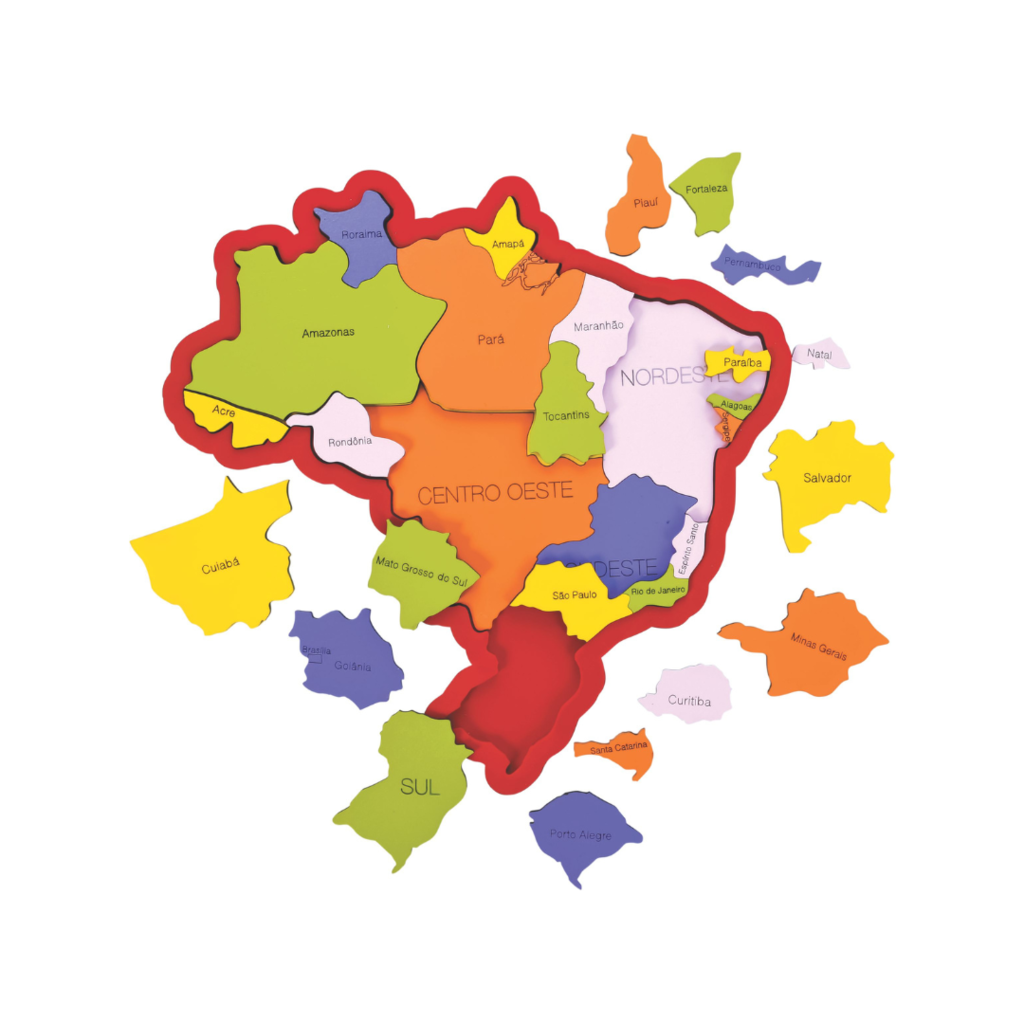 Mapa do Brasil - Estados e Capitais