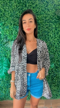 KIMONO ESTAMPA ZEBRA - Malô