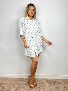 vestido chemise branco - Malô