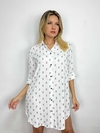 vestido chemise branco