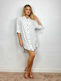 vestido chemise branco - comprar online