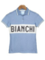 Camiseta Polo Bianchi Eroica Azzurra Feminina