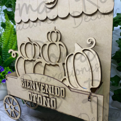 Carrito con temática de Otoño - Roma Decoraciones y Mas