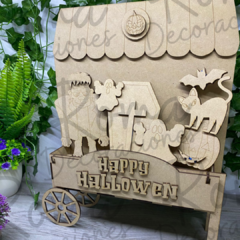 Carrito con temática de Halloween - comprar en línea