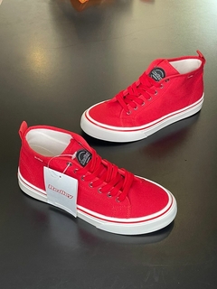 Tênis Redley Cano Alto Vermelho - comprar online