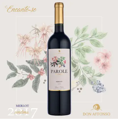 Vinho Brasileiro Parole di Famiglia Merlot 2017 - comprar online