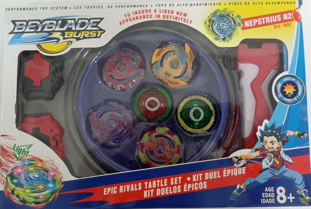 Lançador Beyblade Gyro Super Attack Modelos Diferentes