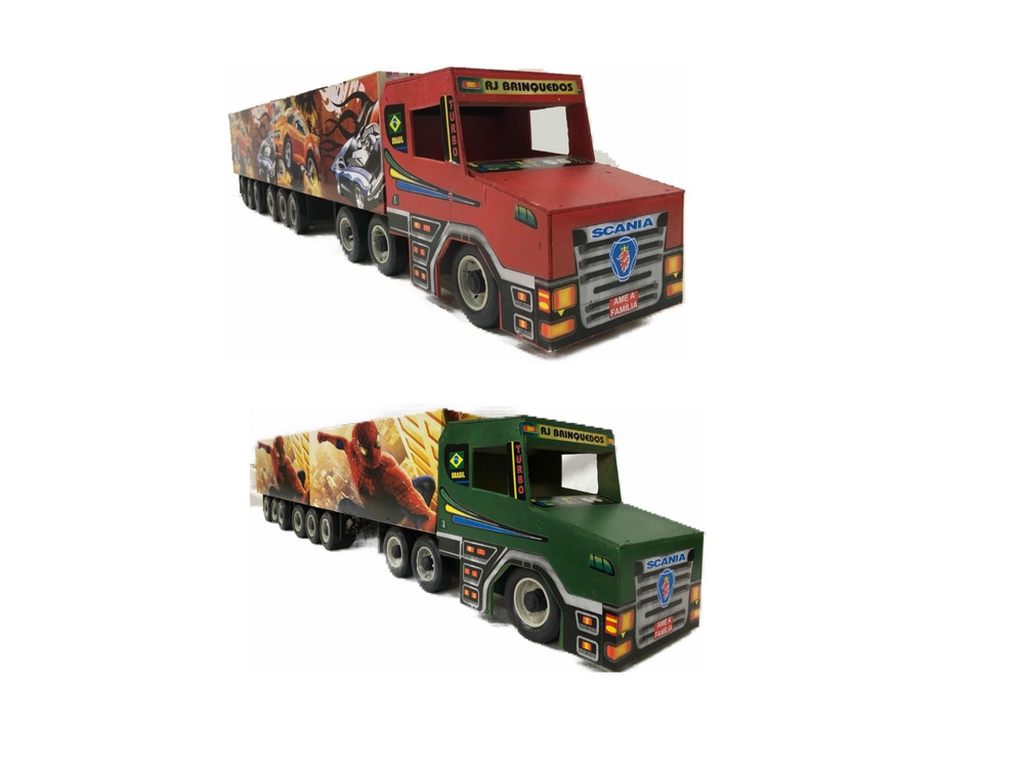 Carreta Madeira Truck Brinquedo: Promoções