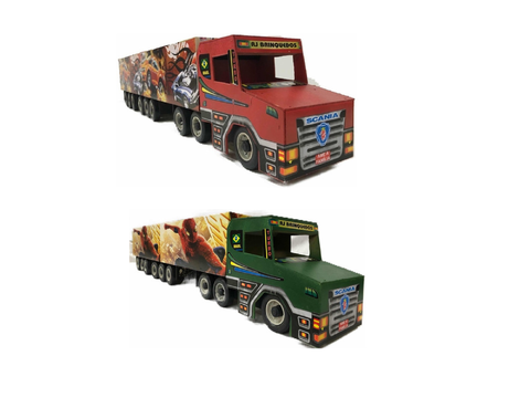 Caminhões e Carretas Artesanais de Madeira Modelos Grandes