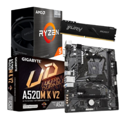 COMBO ACTUALIZACIÓN PC RYZEN 5 5600G + 16GB + MOTHER A520M-K