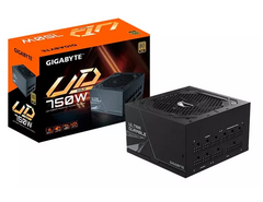 FUENTE MODULAR 750W GIGABYTE ULTRA DURABLE 80 PLUS GOLD