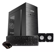 GABINETE KIT OVERTECH OK-910 FUENTE 500W + TECLADO + MOUSE + PARLANTES