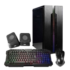 KIT GABINETE AZZA FORTALEZA CSAZ-015 + TECLADO + MOUSE + PARLANTES + FUENTE 350W