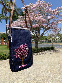 Bolsa de ombro Slim Bordada