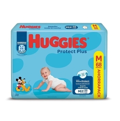 HUGGIES PROTECT PAÑAL M X68 UN.